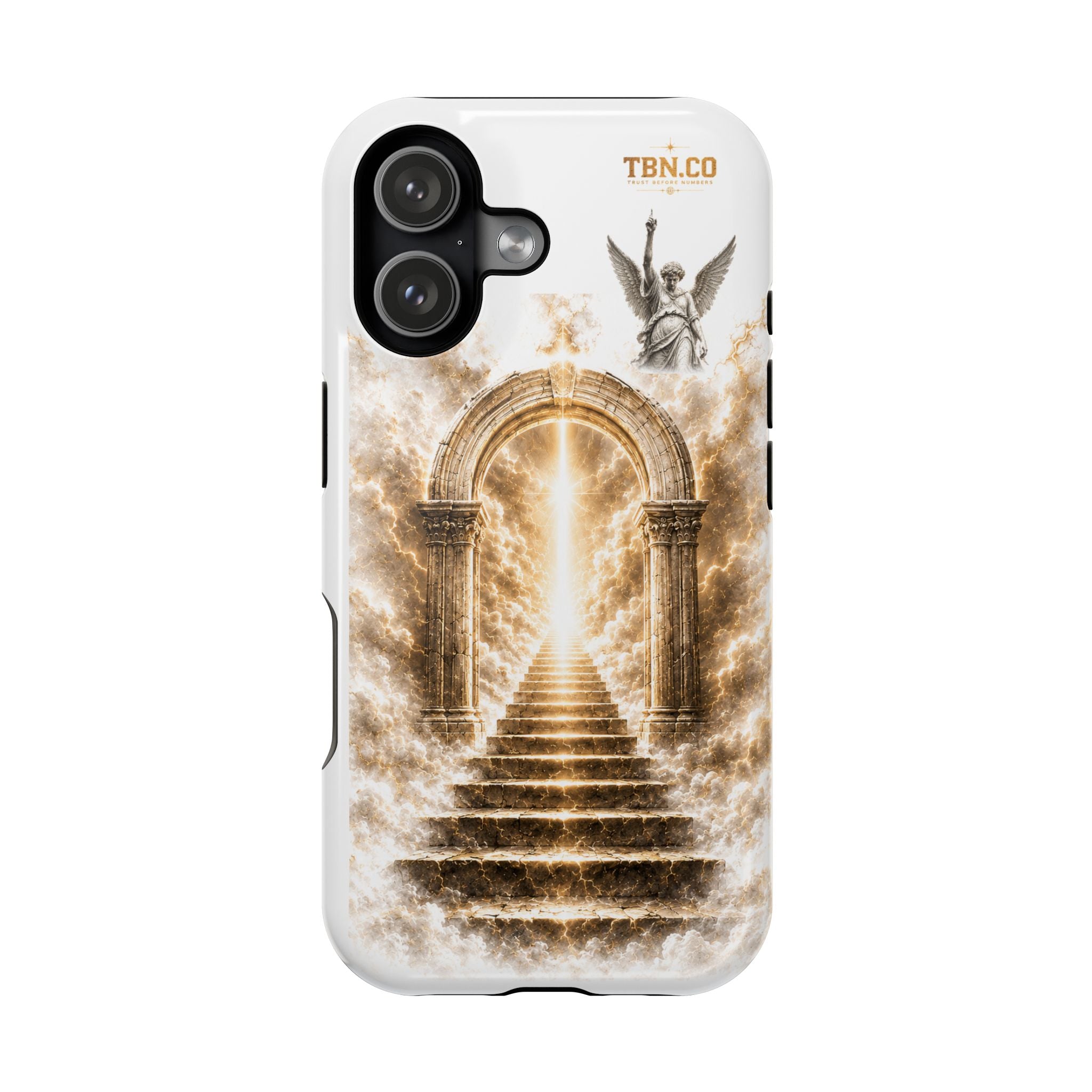 Phone Case — Heavenly Archway Stairs Design (Magnetic Impact‑Resistant)