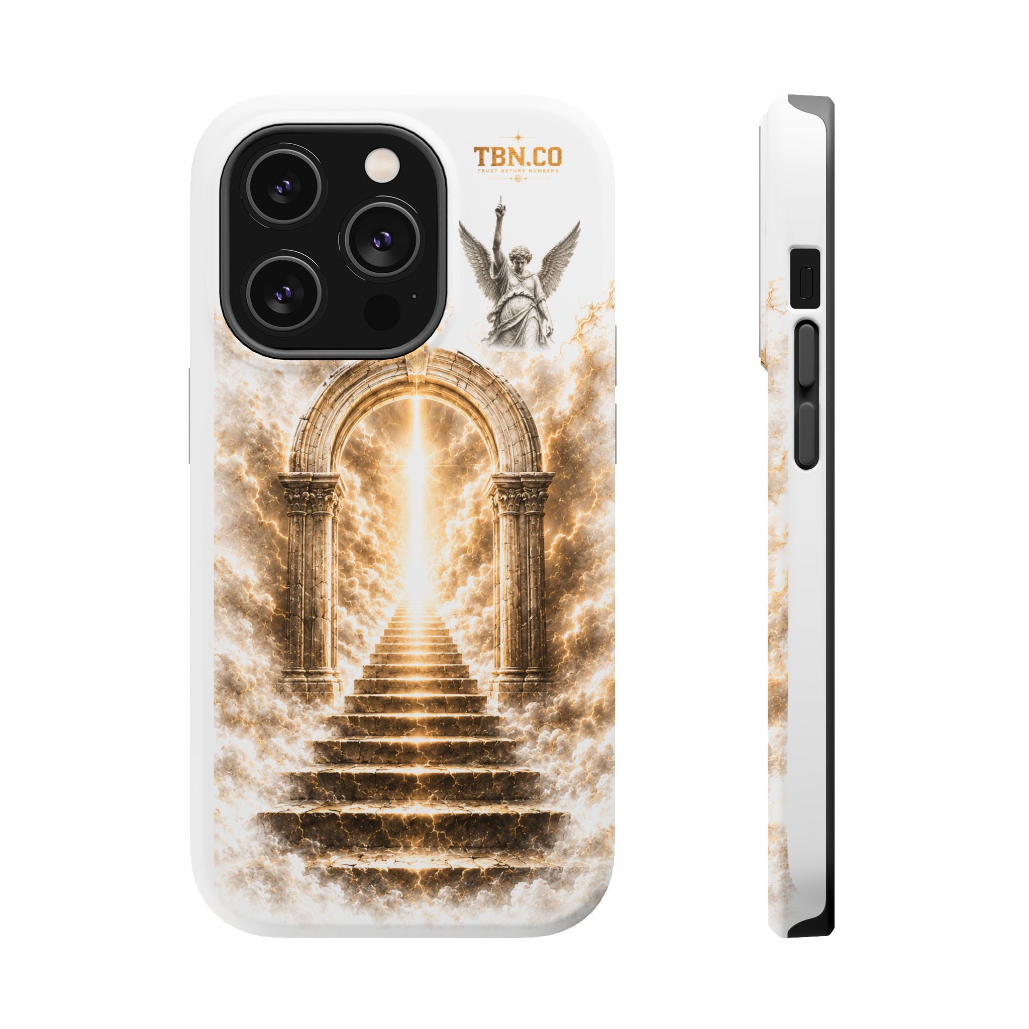 Phone Case — Heavenly Archway Stairs Design (Magnetic Impact‑Resistant)
