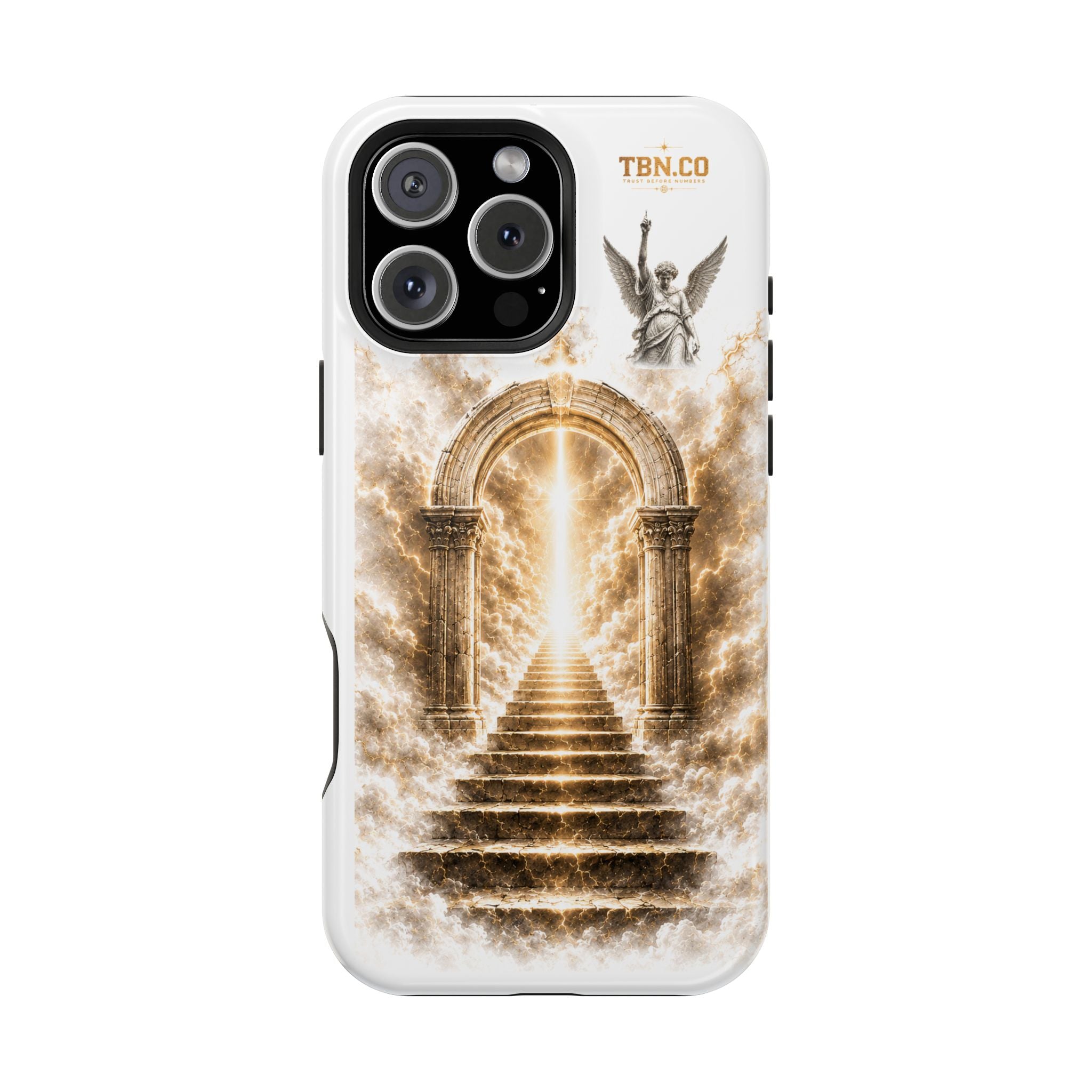 Phone Case — Heavenly Archway Stairs Design (Magnetic Impact‑Resistant)