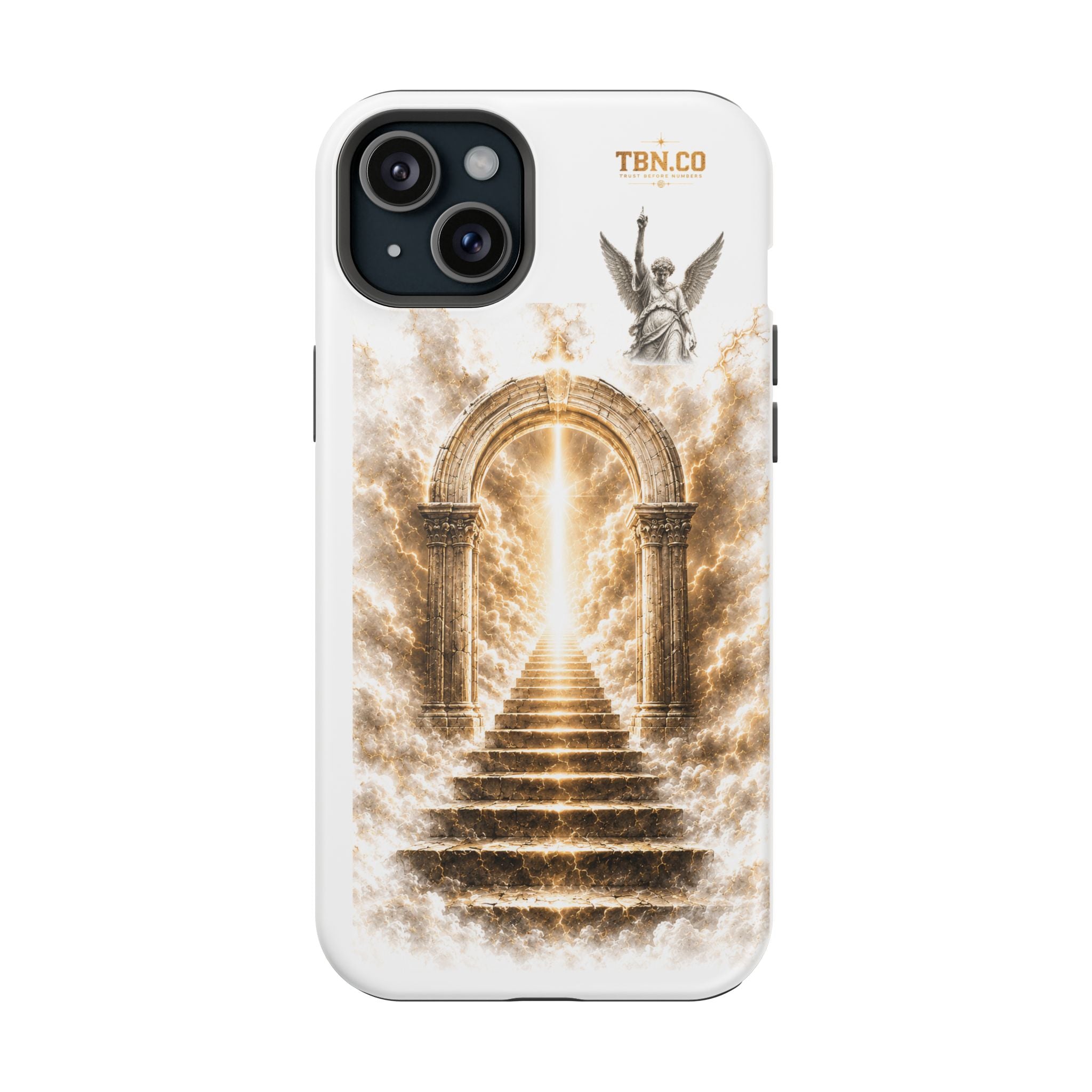 Phone Case — Heavenly Archway Stairs Design (Magnetic Impact‑Resistant)