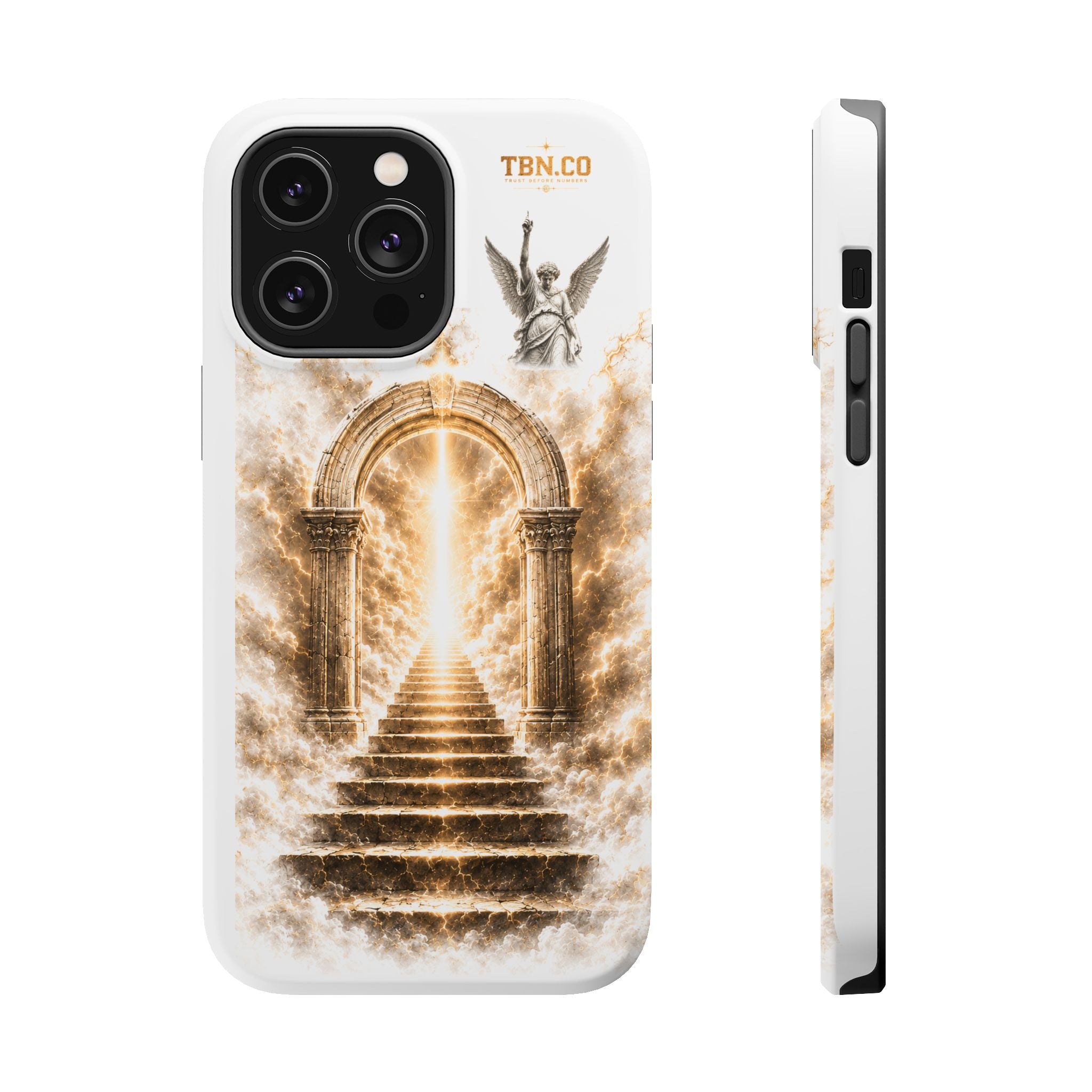 Phone Case — Heavenly Archway Stairs Design (Magnetic Impact‑Resistant)