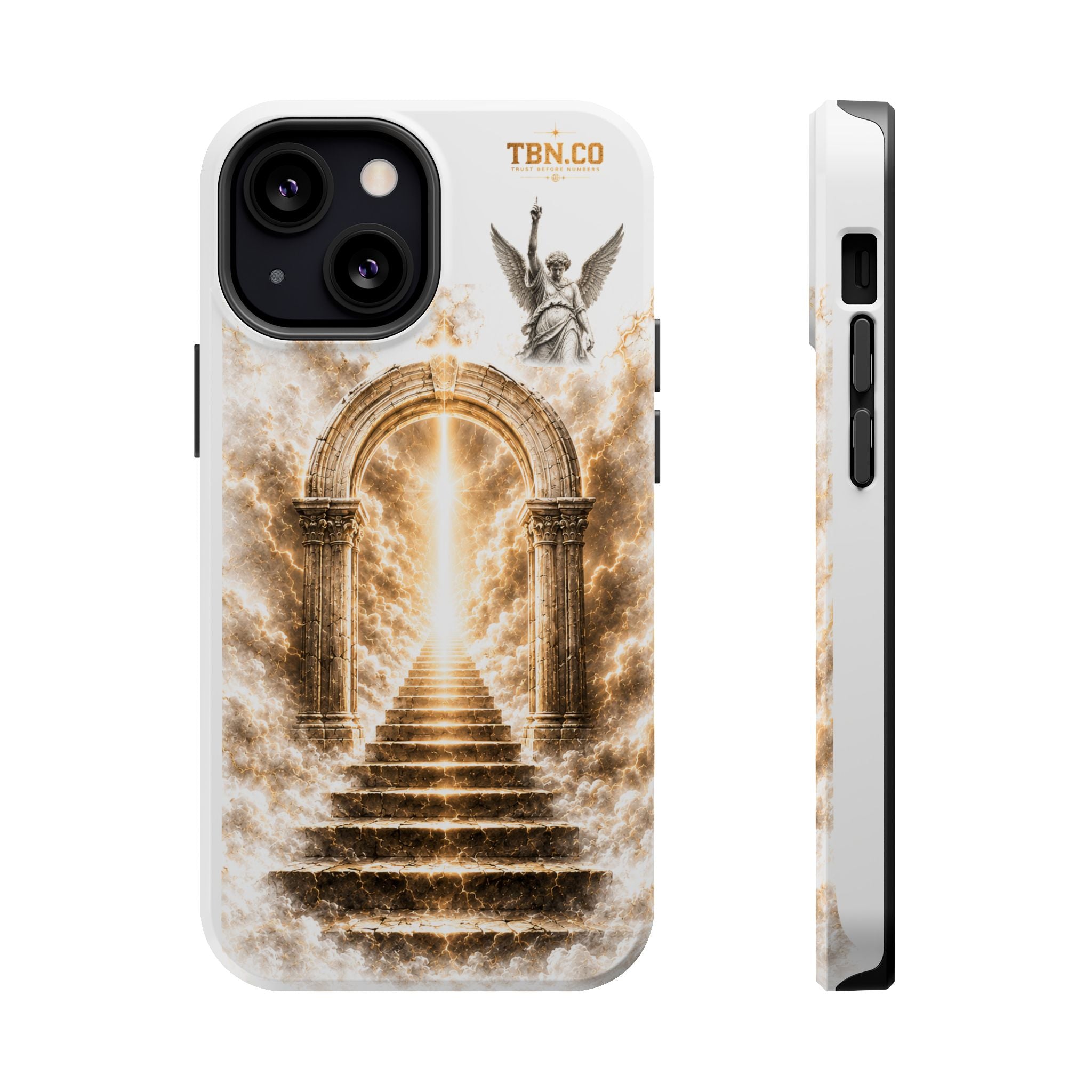 Phone Case — Heavenly Archway Stairs Design (Magnetic Impact‑Resistant)
