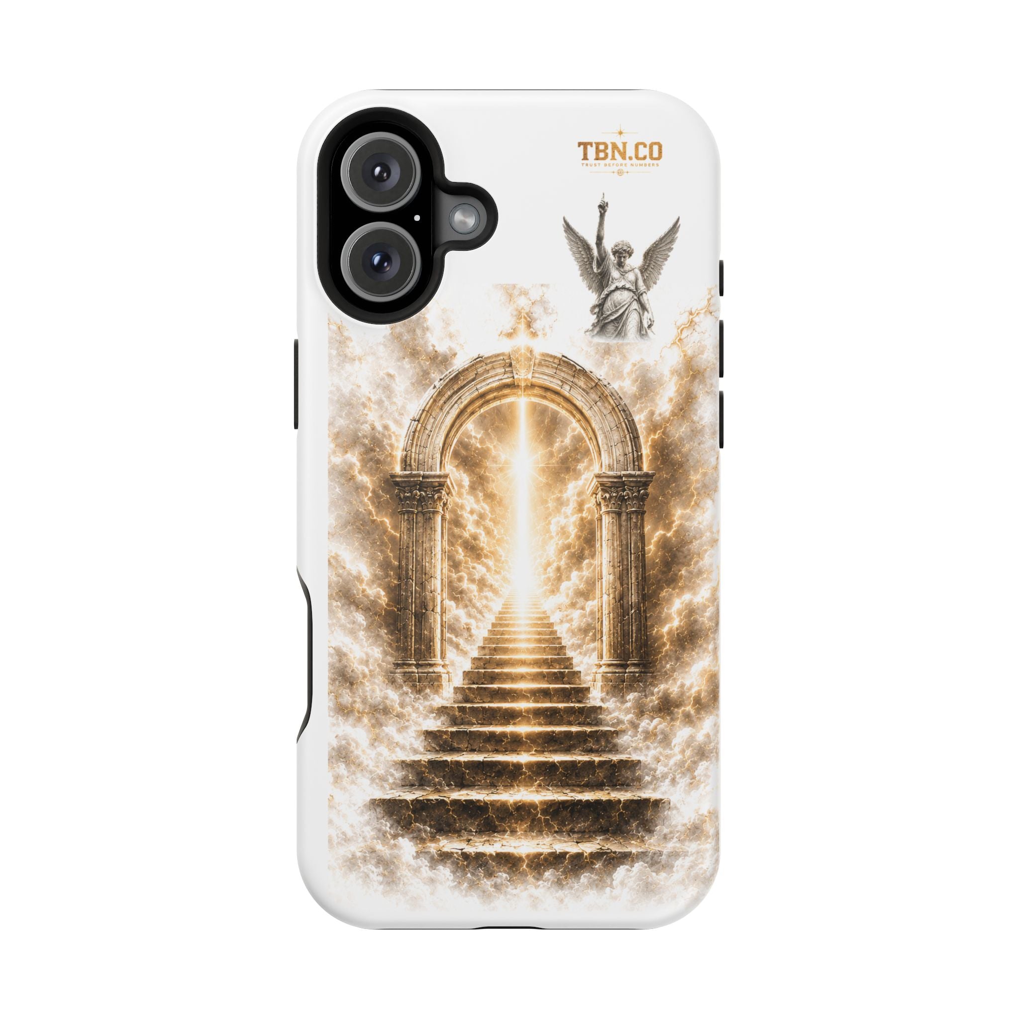 Phone Case — Heavenly Archway Stairs Design (Magnetic Impact‑Resistant)