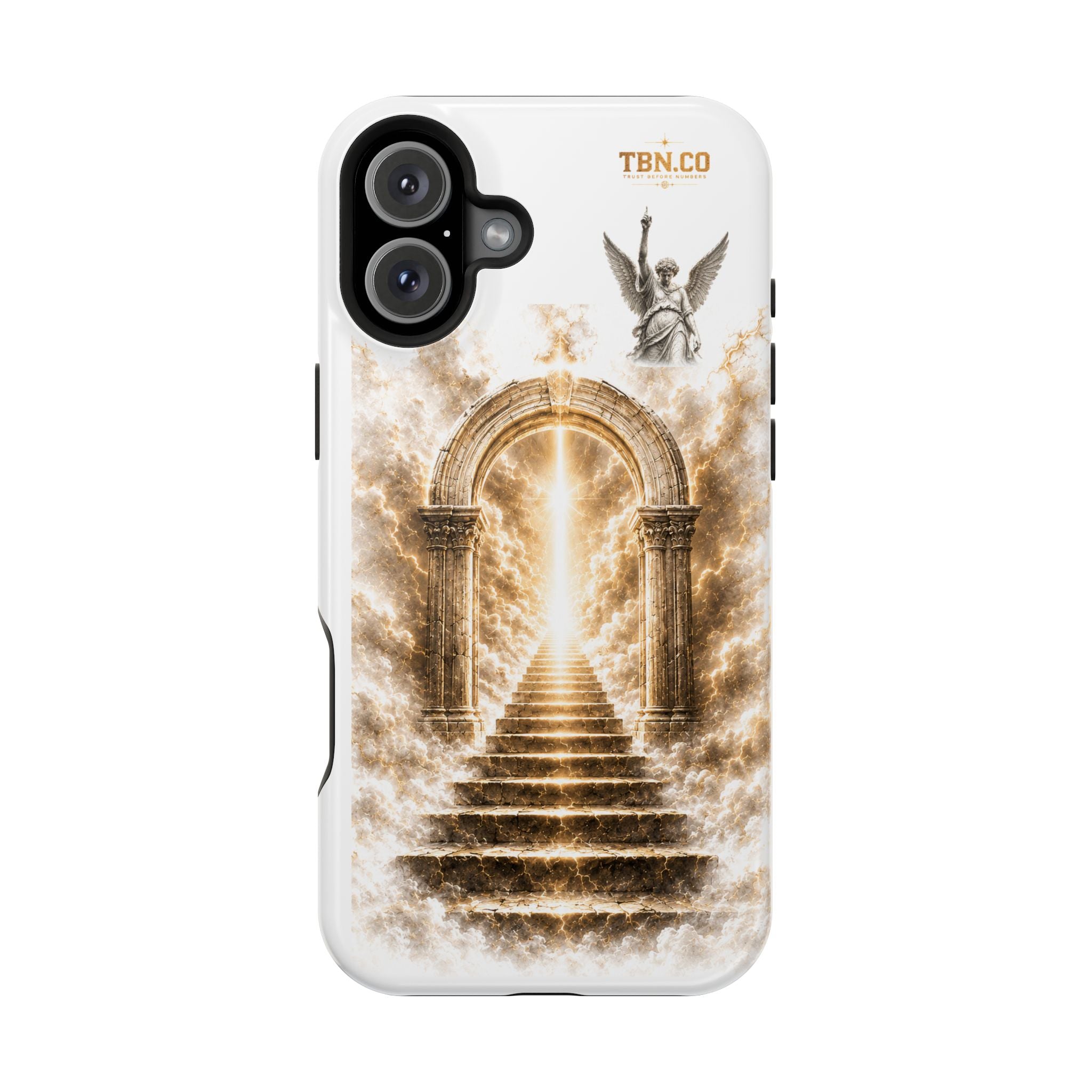 Phone Case — Heavenly Archway Stairs Design (Magnetic Impact‑Resistant)