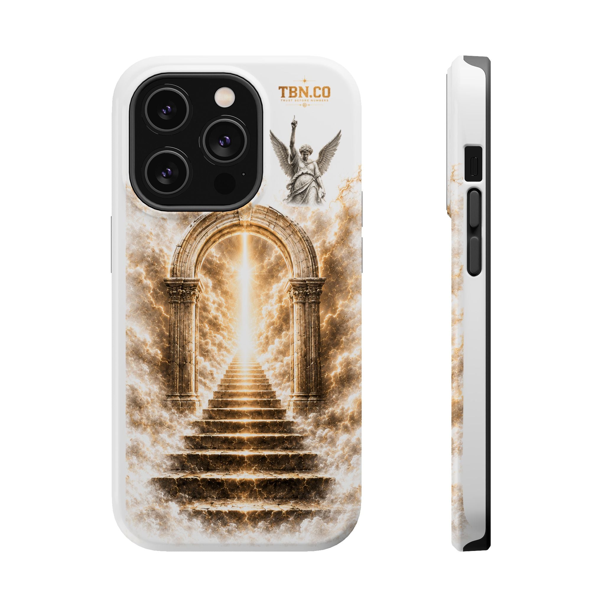 Phone Case — Heavenly Archway Stairs Design (Magnetic Impact‑Resistant)