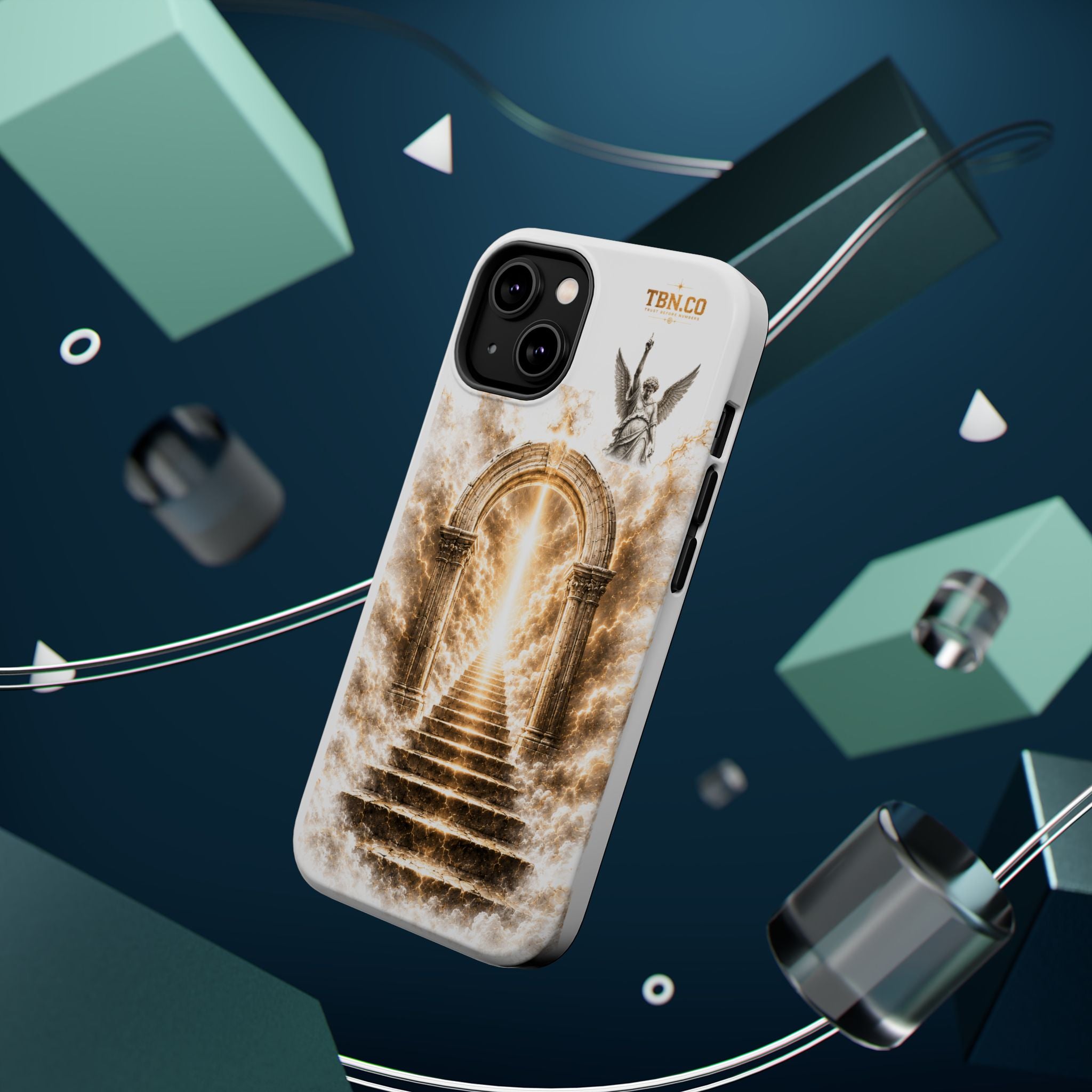 Phone Case — Heavenly Archway Stairs Design (Magnetic Impact‑Resistant)