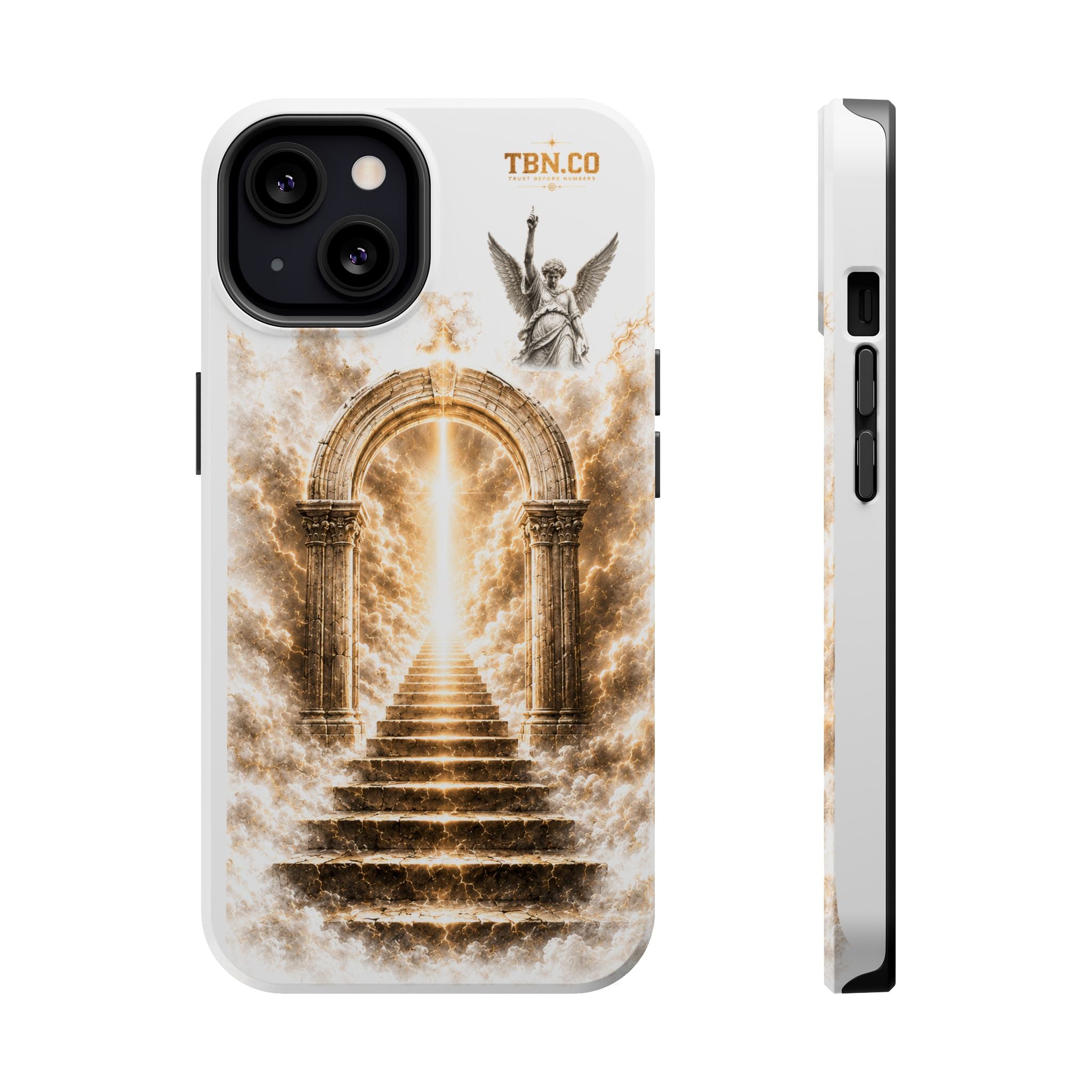 Phone Case — Heavenly Archway Stairs Design (Magnetic Impact‑Resistant)
