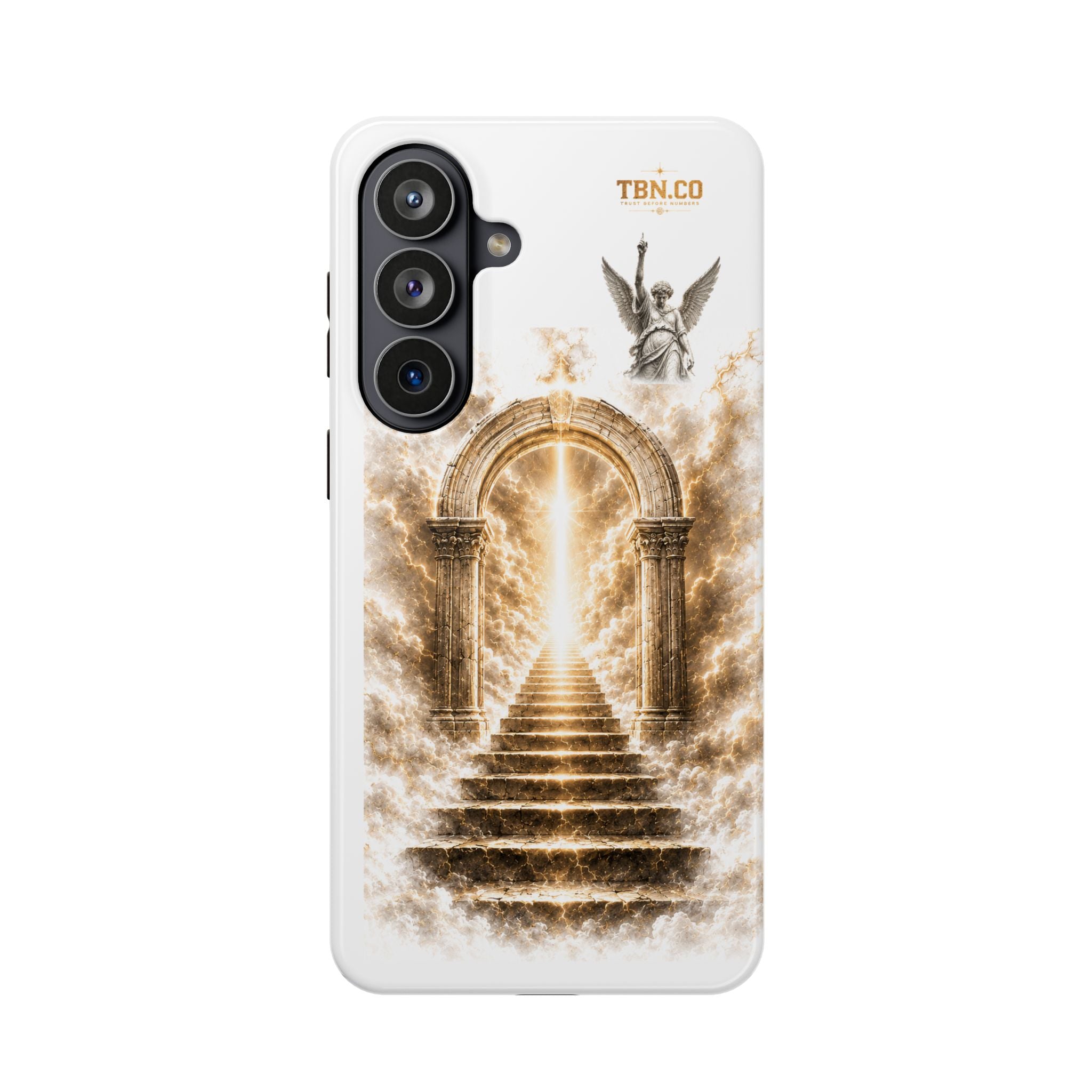 Phone Case — Heavenly Archway Stairs Design (Magnetic Impact‑Resistant)