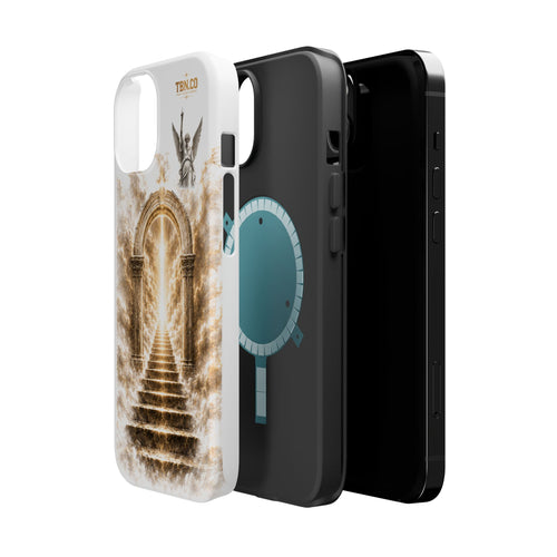 Phone Case — Heavenly Archway Stairs Design (Magnetic Impact‑Resistant)