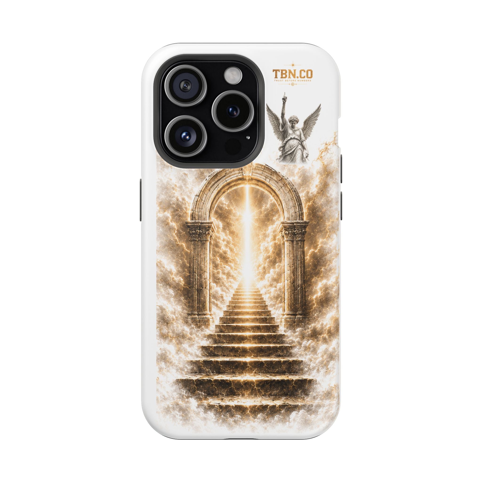 Phone Case — Heavenly Archway Stairs Design (Magnetic Impact‑Resistant)