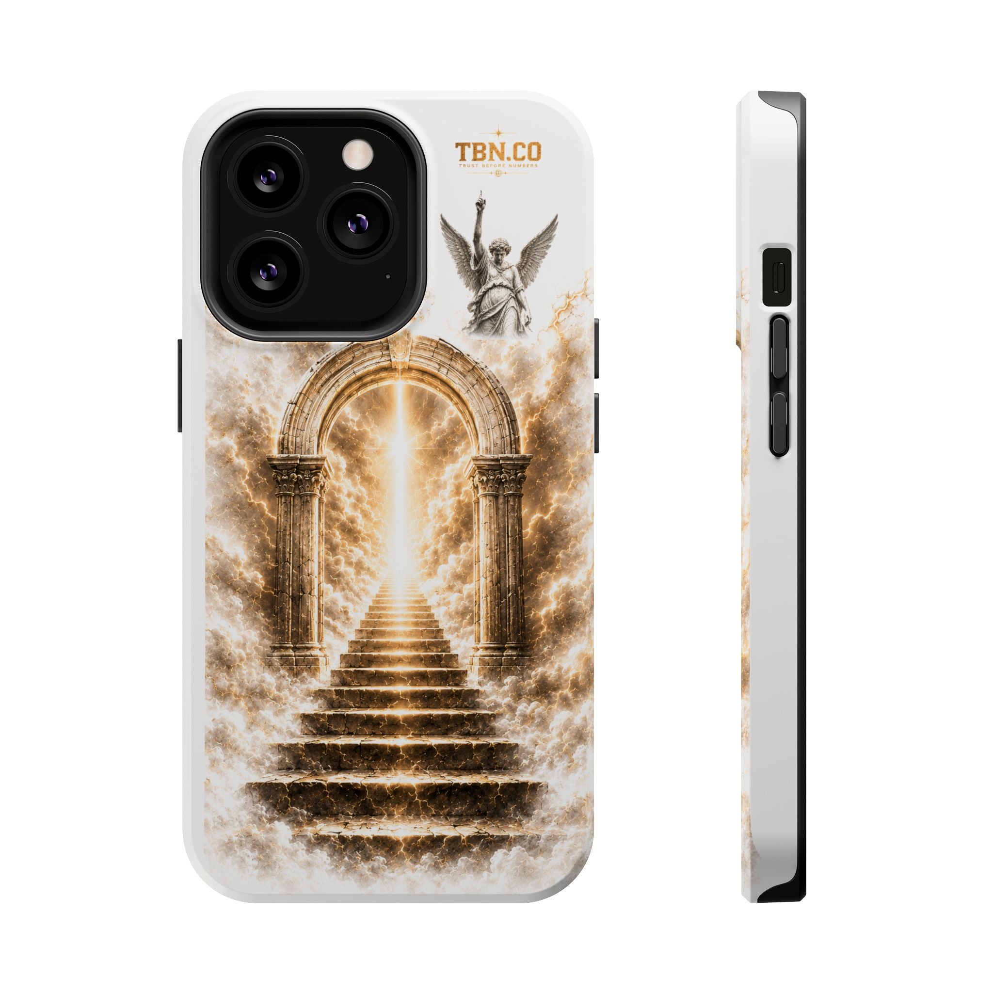 Phone Case — Heavenly Archway Stairs Design (Magnetic Impact‑Resistant)