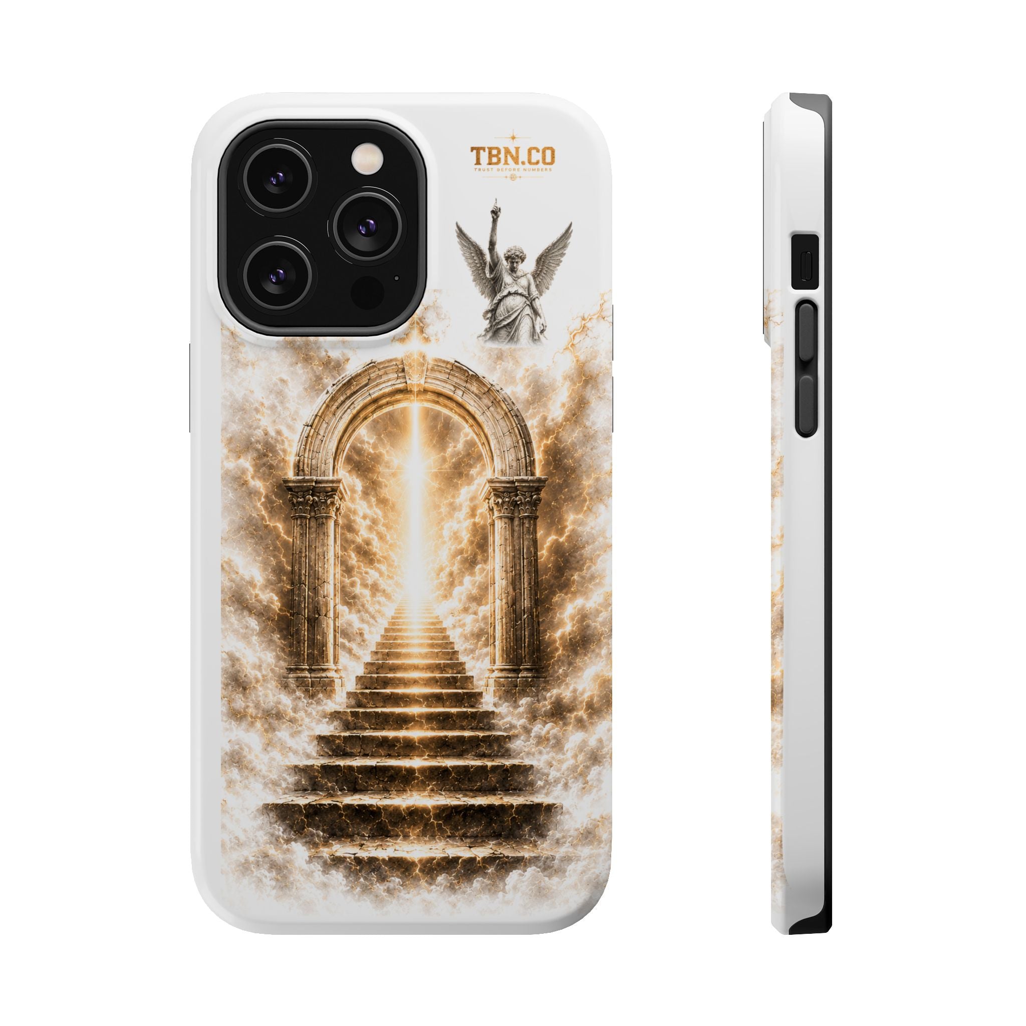 Phone Case — Heavenly Archway Stairs Design (Magnetic Impact‑Resistant)