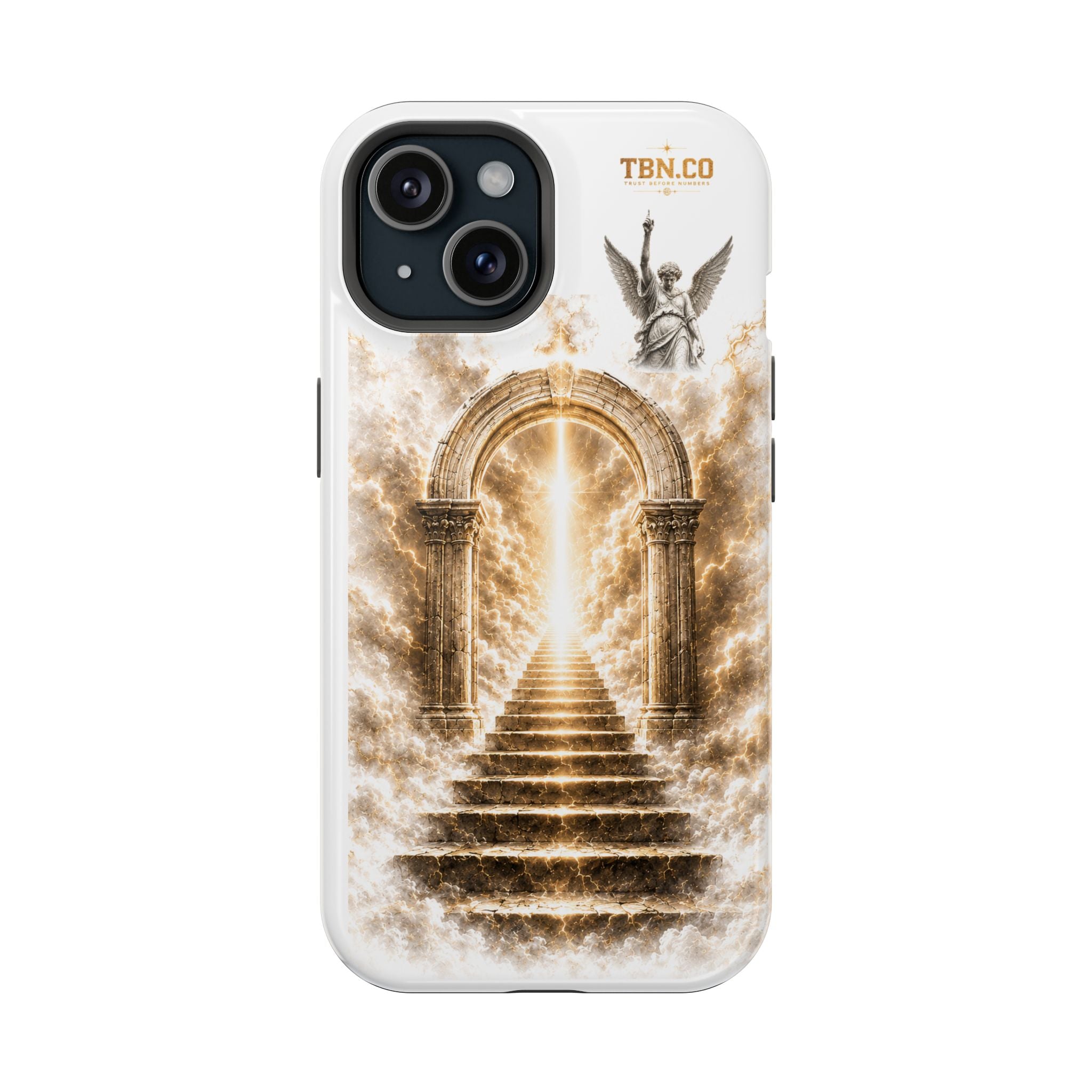 Phone Case — Heavenly Archway Stairs Design (Magnetic Impact‑Resistant)
