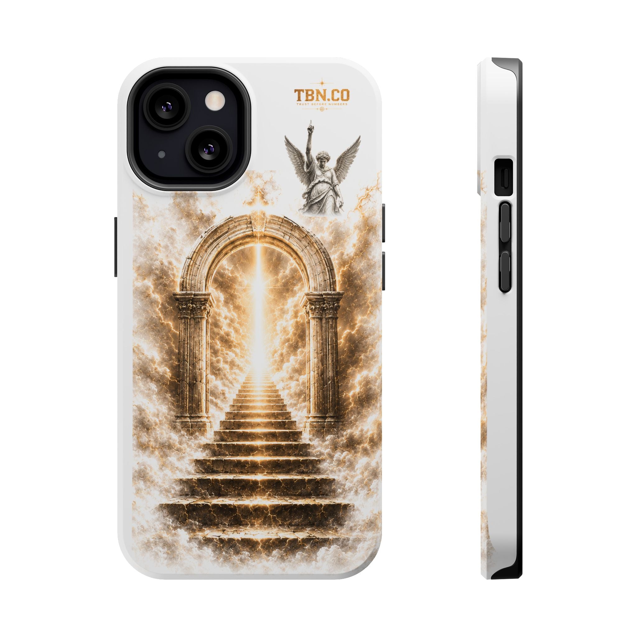 Phone Case — Heavenly Archway Stairs Design (Magnetic Impact‑Resistant)