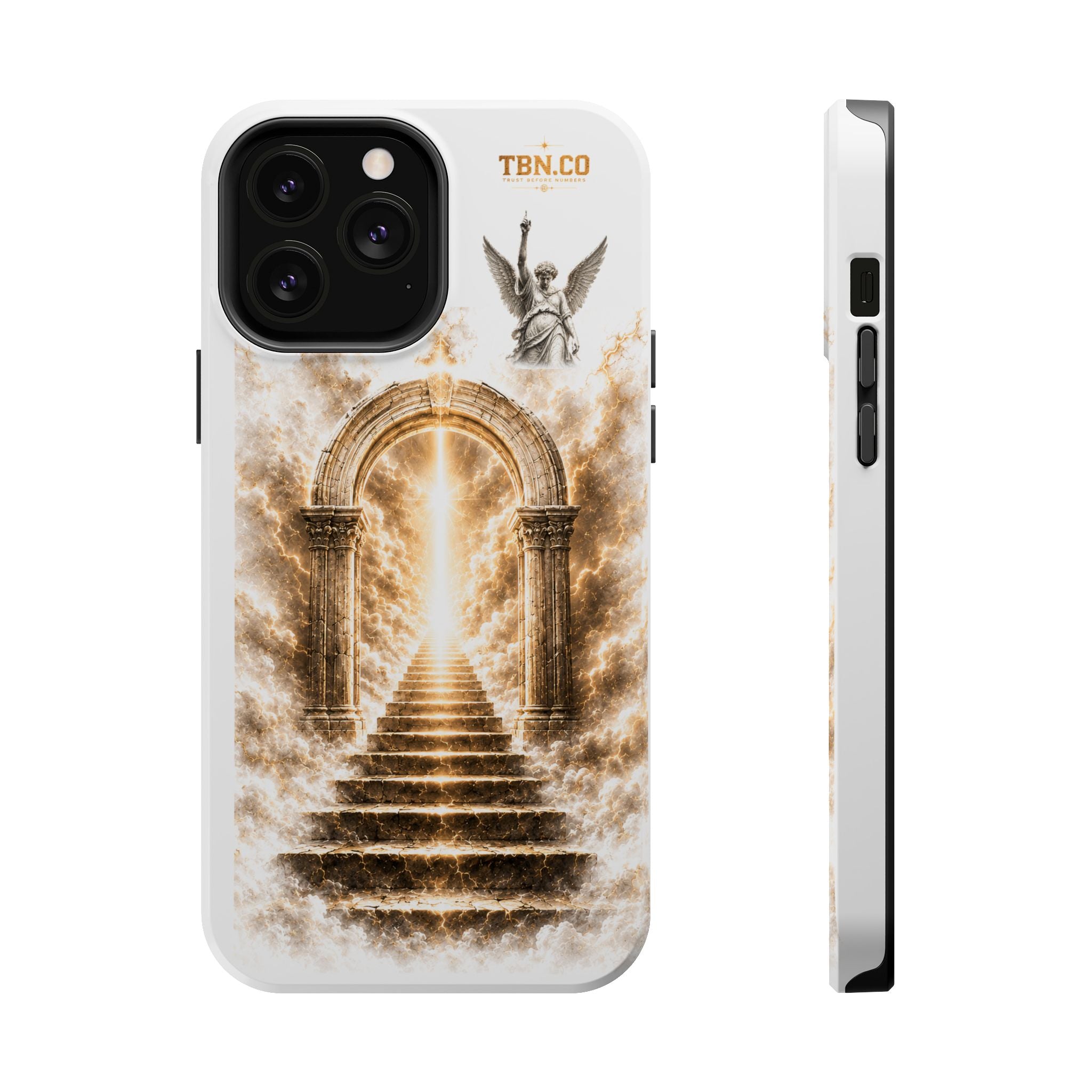 Phone Case — Heavenly Archway Stairs Design (Magnetic Impact‑Resistant)