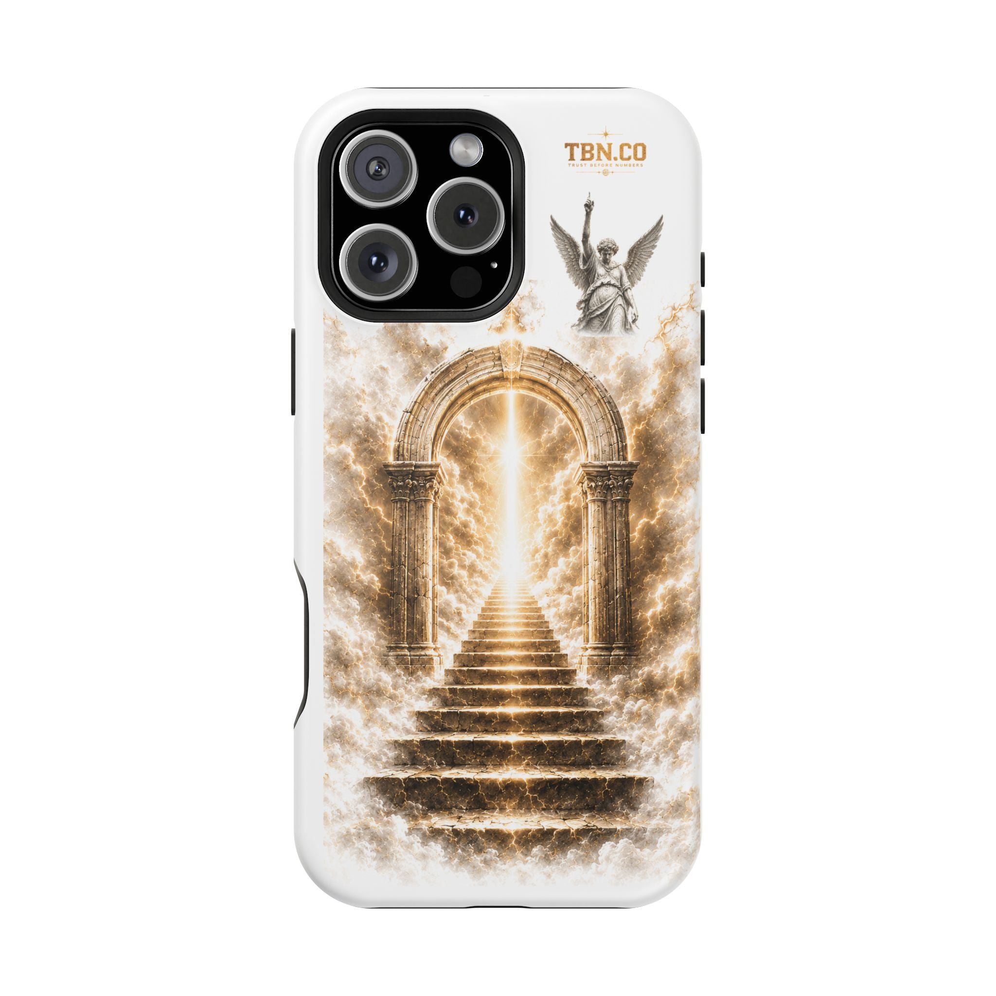 Phone Case — Heavenly Archway Stairs Design (Magnetic Impact‑Resistant)