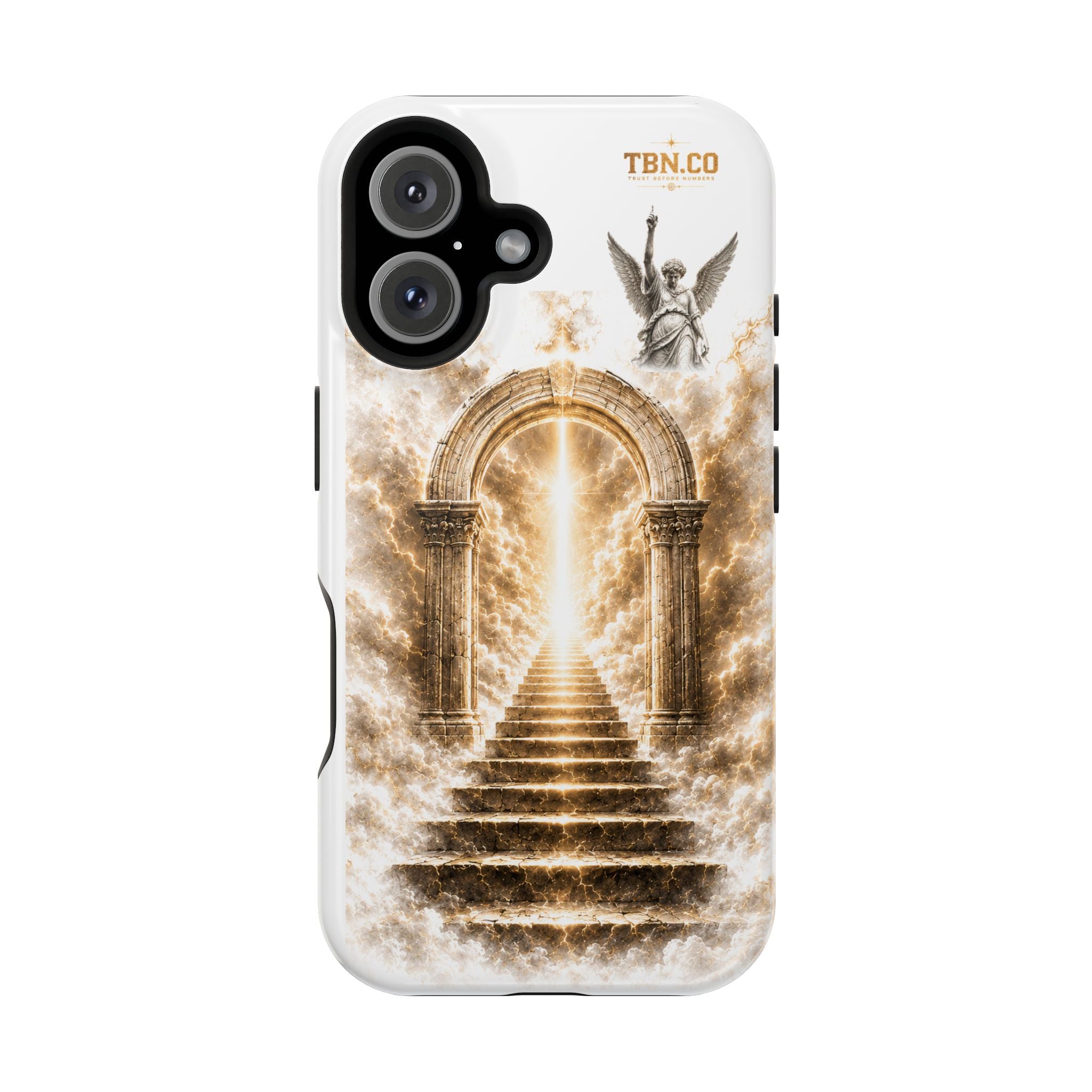 Phone Case — Heavenly Archway Stairs Design (Magnetic Impact‑Resistant)