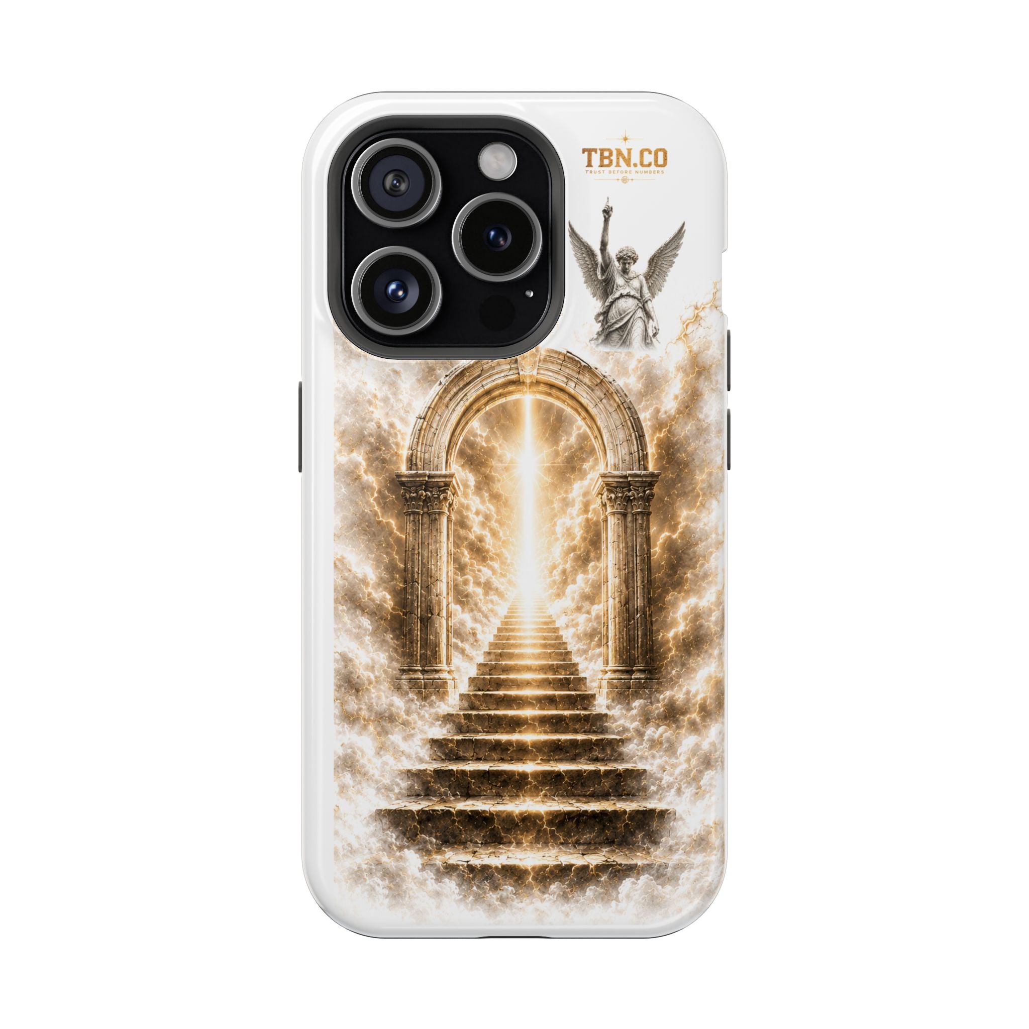 Phone Case — Heavenly Archway Stairs Design (Magnetic Impact‑Resistant)